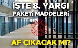 AF YASASI 2024 SON DAKİKA ÇIKACAK MI? (SON DURUM GELİŞMELERİ) | 8. Yargı Paketi ne zaman Meclis’e gelecek, maddeleri neler, mahkumlara infaz düzenlemesi var mı? Tarih yaklaşıyor!