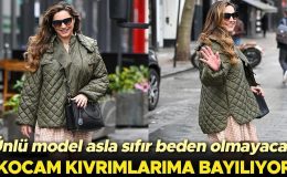 Ünlü model asla sıfır beden olmama sözünden dönmeyecek: Kocam benim kıvrımlarımı seviyor