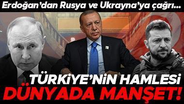 Barış için Türkiye bir kez daha devrede… Cumhurbaşkanı Erdoğan’dan Rusya ve Ukrayna’ya çağrı