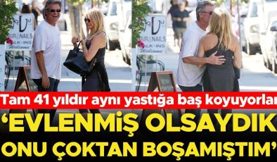 41 yıldır aynı yastığa baş koyuyorlar: Evlenseydik onu çoktan boşamış olurdum