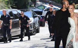 Düğünlerinde trafik durmuştu…Ünlü yıldızın kocası bornozuyla gözaltına alındı… Böyle mi gelecekti bu aşkın sonu!