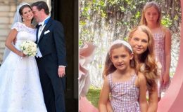 Gösterişli bir törenle evlenmişti: Kızları ne kadar da büyümüş!