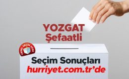 YOZGAT – Şefaatli SEÇİM SONUÇLARI EKRANI 2024 | Yozgat, Şefaatli 31 Mart belediye yerel seçim sonuçları ve oy oranları Hurriyet.com.tr seçim sayfasında olacak