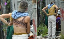 Bir giydiğini bir daha giymezdi… Eski model artık çöplükten giyecek topluyor