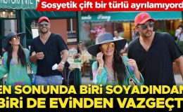 Sosyetik çift bir türlü ayrılamıyordu… En sonunda biri evinden biri de soyadından vazgeçti