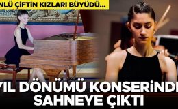 Ünlü çiftin kızları büyüdü… Yıl dönümü konserinde sahneye çıktı!