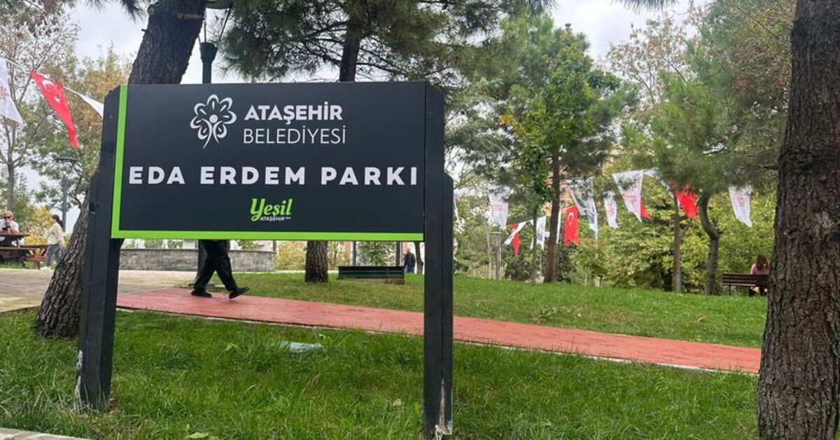 Eda Erdem Parkı ve voleybol sahası açıldı